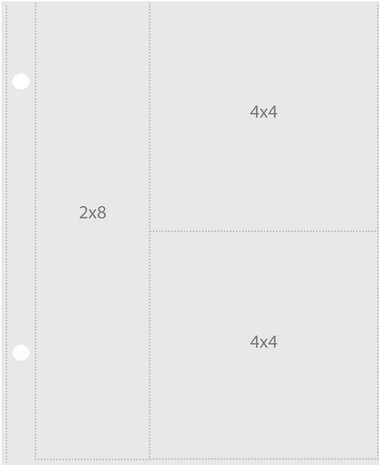 Simple Stories SN@P! Pocket Page Refills 4x4/2x8 Inch (2006)