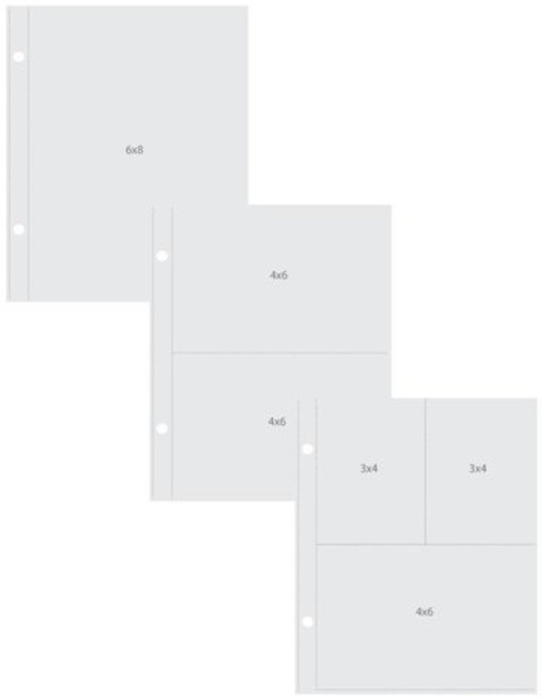 Simple Stories SN@P! Pocket Page Refills Multi 6x8 Inch (10439) Simple Stories SN@P! Pocket Page Refills Multi 6x8 Inch (10439)