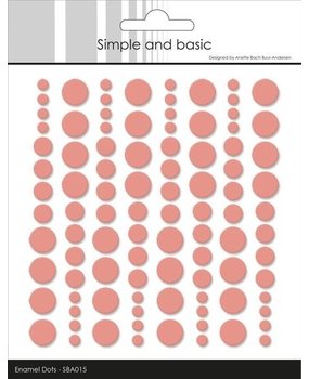 Simple and Basic Adhesive Enamel Dots Fresh Peach (SBA015) Simple and Basic Adhesive Enamel Dots Fresh Peach (SBA015)
