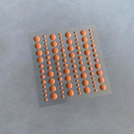 Simple and Basic Adhesive Enamel Dots Cognac (SBA018) Simple and Basic Adhesive Enamel Dots Cognac (SBA018)