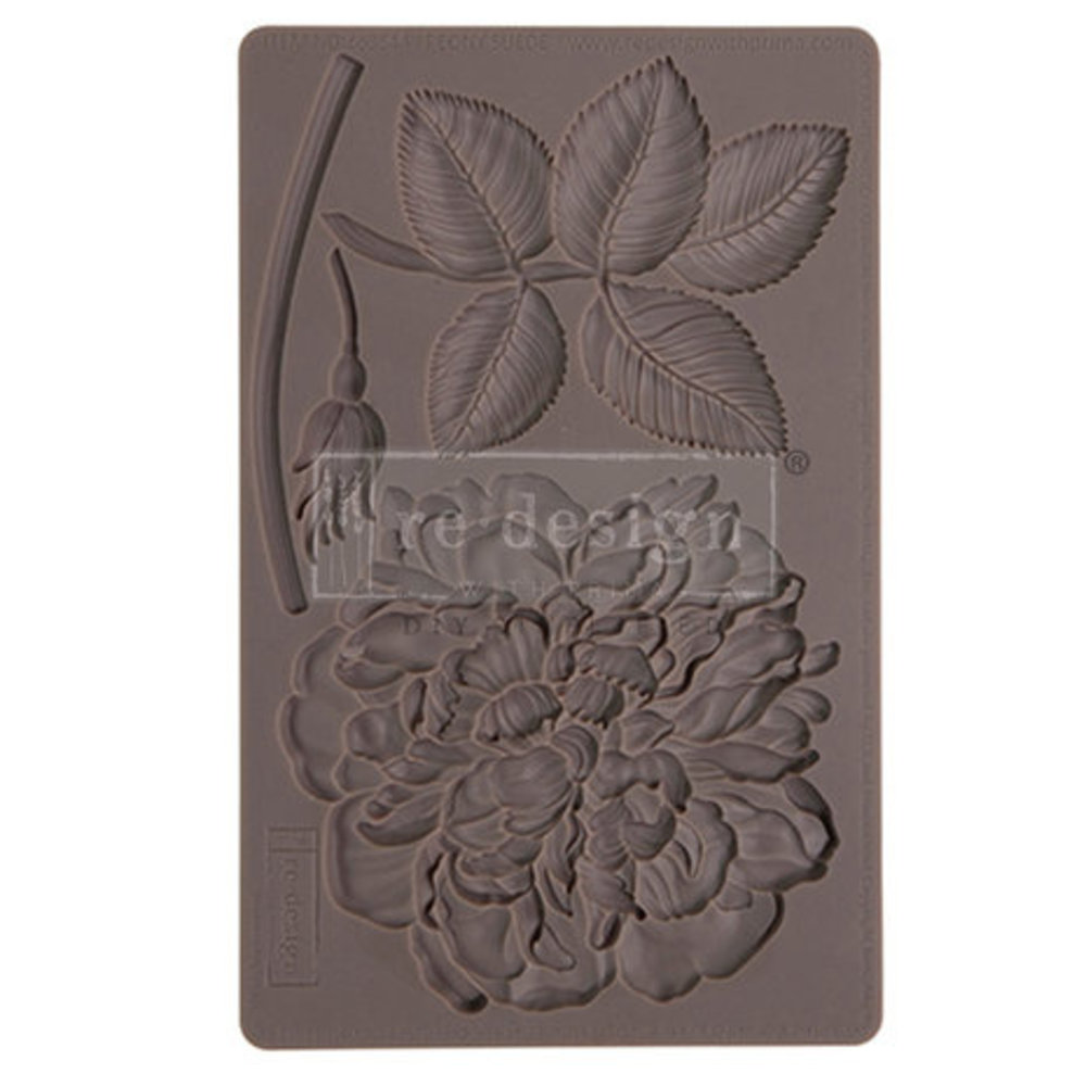 Re-Design Peony Suede 5x8 Inch Decor Mould (663544)
