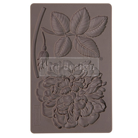 Re-Design Peony Suede 5x8 Inch Decor Mould (663544)