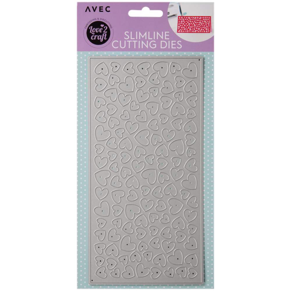 Love2Craft Slimline Cutting Dies Harten (3008878)