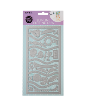 Love2Craft Slimline Cutting Dies Stranddag (3008878) Love2Craft Slimline Cutting Dies Stranddag (3008878)