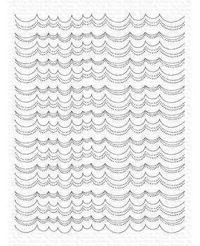 My Favorite Things Scallop Stripe Clear Stamps (SY-33)