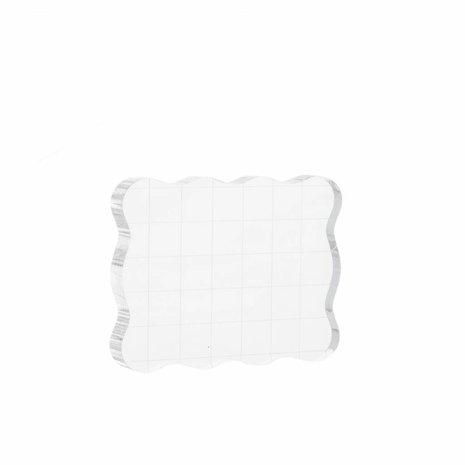 Paperpads.nl SELECT Acryl Stempel Blok Met Raster 9x7 cm Paperpads.nl SELECT Acryl Stempel Blok Met Raster 9x7 cm