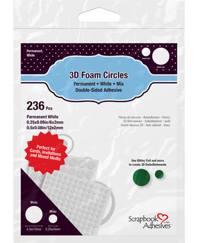 Scrapbook Adhesives 3D Foam Circles White (01226) Scrapbook Adhesives 3D Foam Circles White (01226)