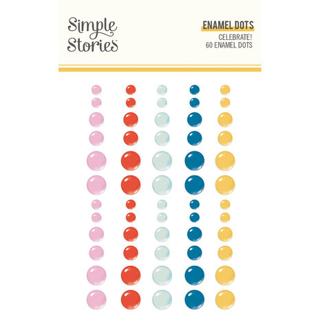Simple Stories Celebrate! Enamel Dots (17425) Simple Stories Celebrate! Enamel Dots (17425)
