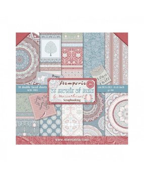 Stamperia 26 Secrets of India 8x8 Inch Paper Pack (SBBS14)