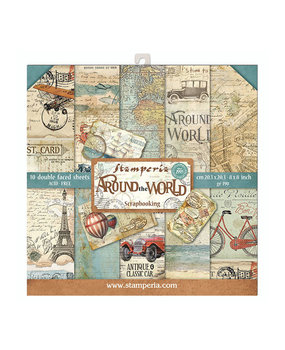 Stamperia Around the World 8x8 Inch Paper Pack (SBBS12) Stamperia Around the World 8x8 Inch Paper Pack (SBBS12)