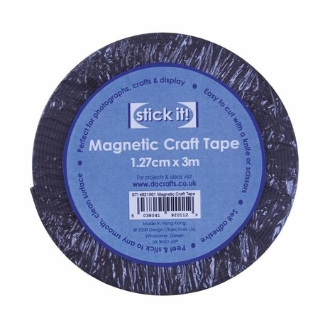 Stick It! 3m Magnetic Craft Tape (1.27cm) (STI 4621001) Stick It! 3m Magnetic Craft Tape (1.27cm) (STI 4621001)