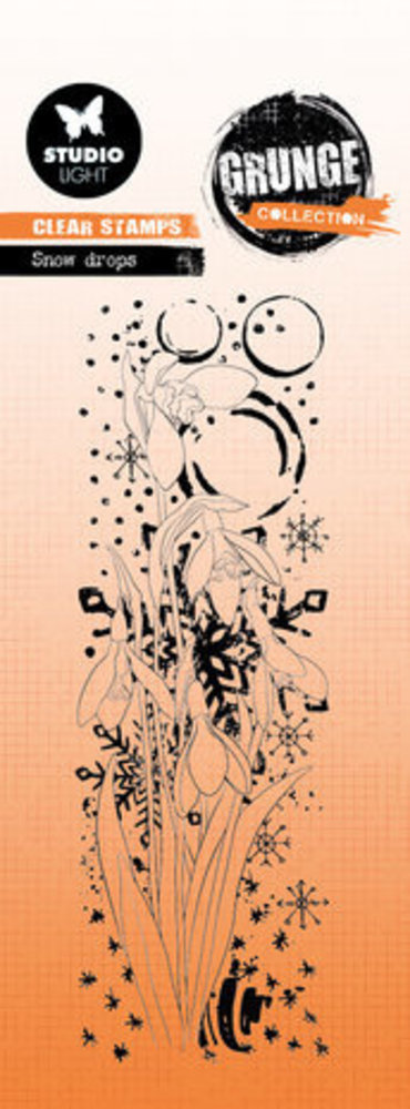 Studio Light Grunge Snow Drops Clear Stamp (SL-GR-STAMP309) Studio Light Grunge Snow Drops Clear Stamp (SL-GR-STAMP309)
