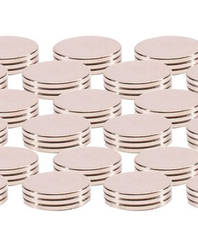 Vaessen Creative Nickel Coated Magnetic Discs Ø 12x1mm (72 pcs) (1617-125B) Vaessen Creative Nickel Coated Magnetic Discs Ø 12x1mm (72 pcs) (1617-125B)