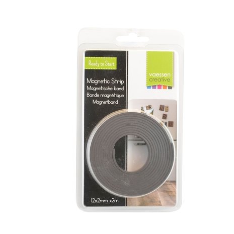 Vaessen Creative Zelfklevend Magnetisch Tape 12mm/2mm/2m (1617-041)