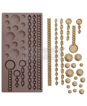 Re-Design Gems & Chains 5x10 Inch Décor Mould (657086)