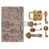 Re-Design Mechanical Lock & Keys 5x8 Inch Decor Mould (652159)