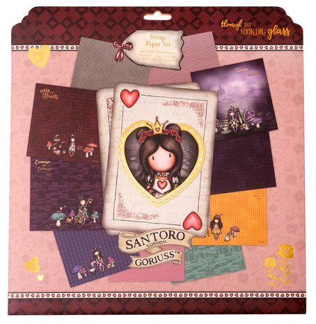 Gorjuss Wonderland 12x12 Inch Scrap Paper Set (GOR-WL-PS23)