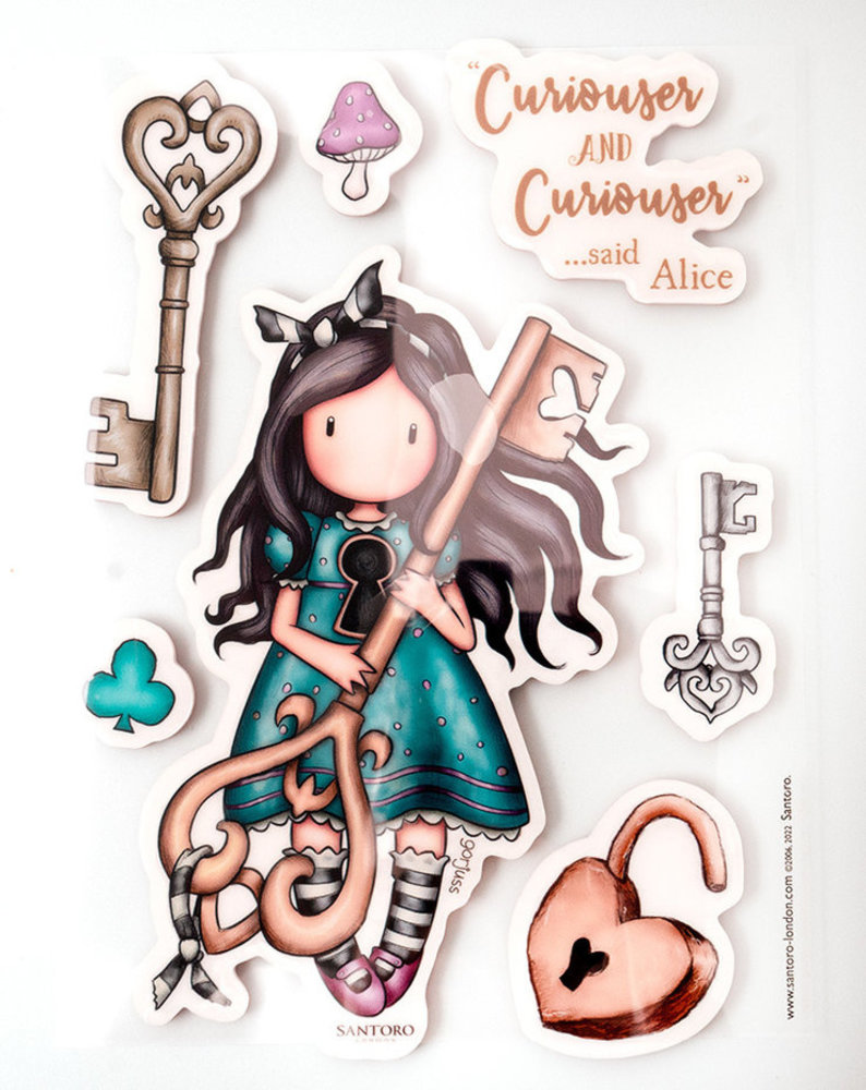 Gorjuss Curiosity Rubber Stamps (GOR-WL-STAMP379) Gorjuss Curiosity Rubber Stamps (GOR-WL-STAMP379)