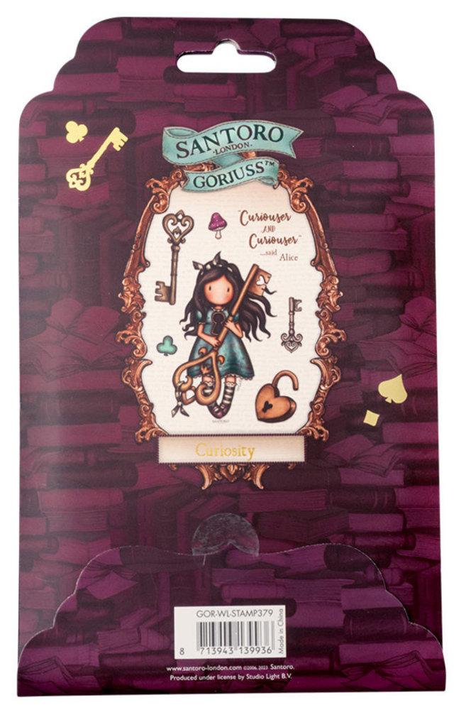 Gorjuss Curiosity Rubber Stamps (GOR-WL-STAMP379) Gorjuss Curiosity Rubber Stamps (GOR-WL-STAMP379)
