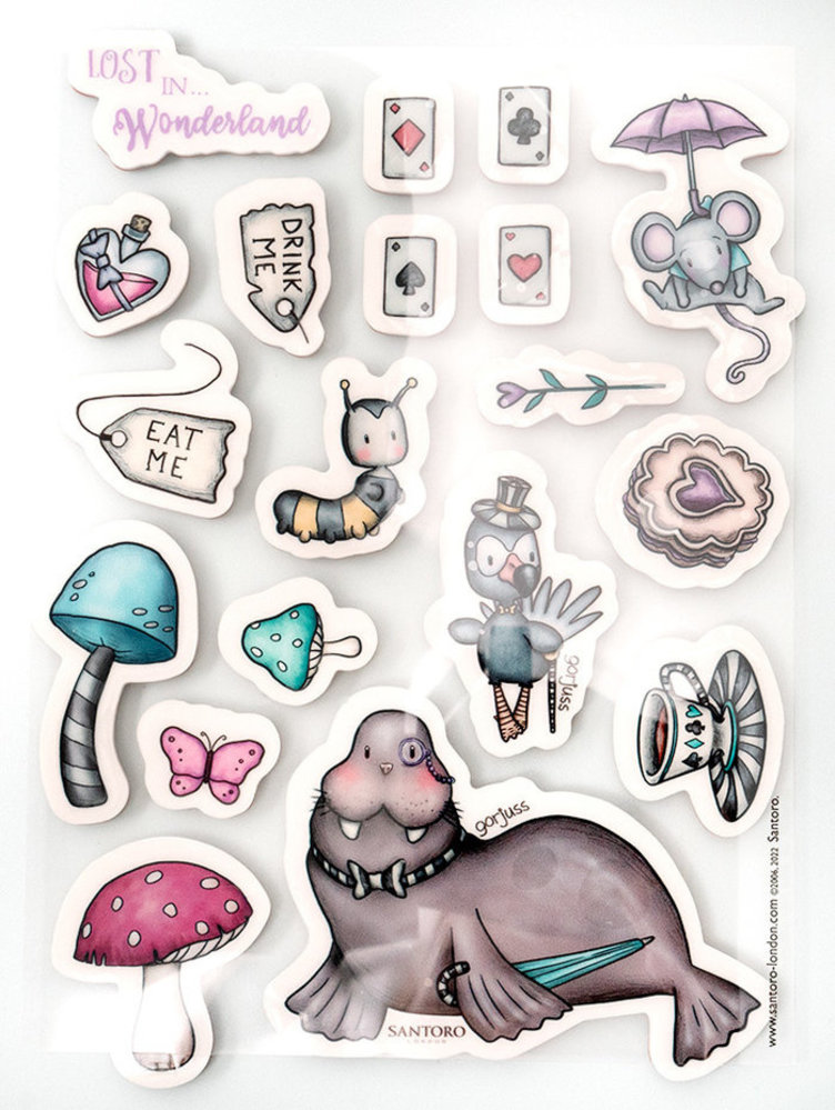 Gorjuss Wonderland Rubber Stamps (GOR-WL-STAMP380) Gorjuss Wonderland Rubber Stamps (GOR-WL-STAMP380)
