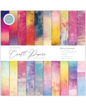 Craft Consortium Essential Craft Papers 12x12 Inch Paper Pad Retro Summer (CCEPAD025) Craft Consortium Essential Craft Papers 12x12 Inch Paper Pad Retro Summer (CCEPAD025)
