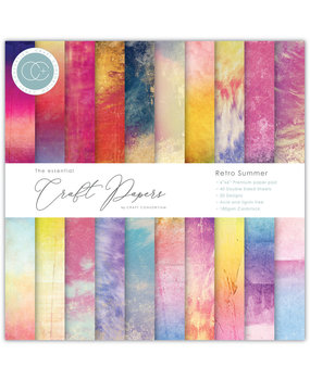Craft Consortium Essential Craft Papers 6x6 Inch Paper Pad Retro Summer (CCEPAD025B) Craft Consortium Essential Craft Papers 6x6 Inch Paper Pad Retro Summer (CCEPAD025B)