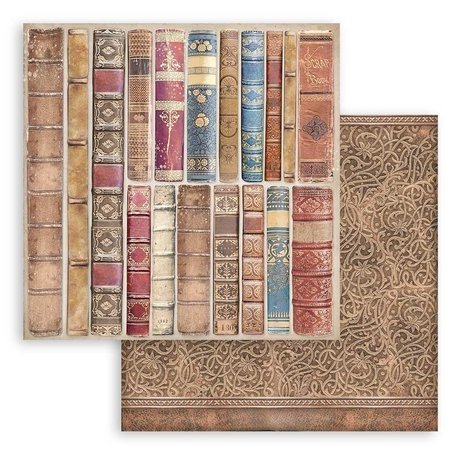 Stamperia Vintage Library Backgrounds 8x8 Inch Paper Pack (SBBS81) Stamperia Vintage Library Backgrounds 8x8 Inch Paper Pack (SBBS81)