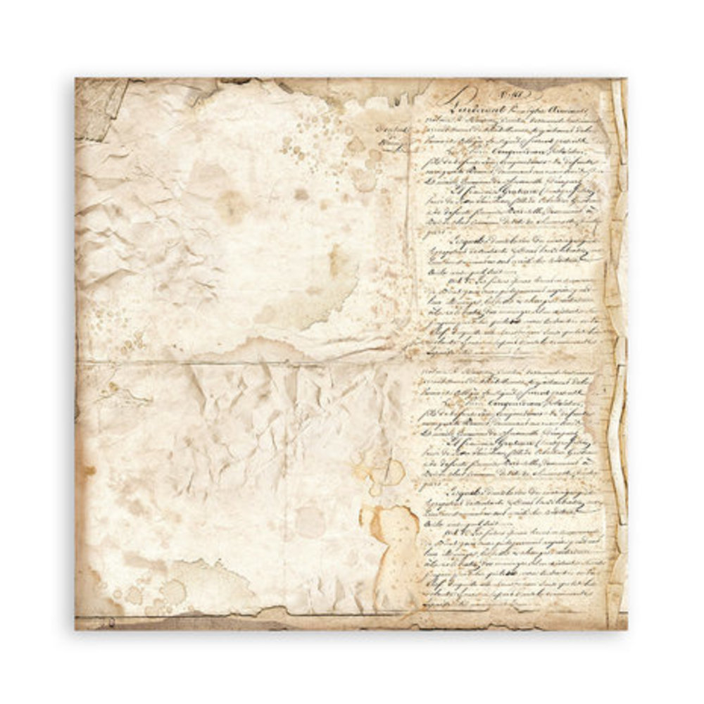 Stamperia Vintage Library Backgrounds 8x8 Inch Paper Pack (SBBS81) Stamperia Vintage Library Backgrounds 8x8 Inch Paper Pack (SBBS81)