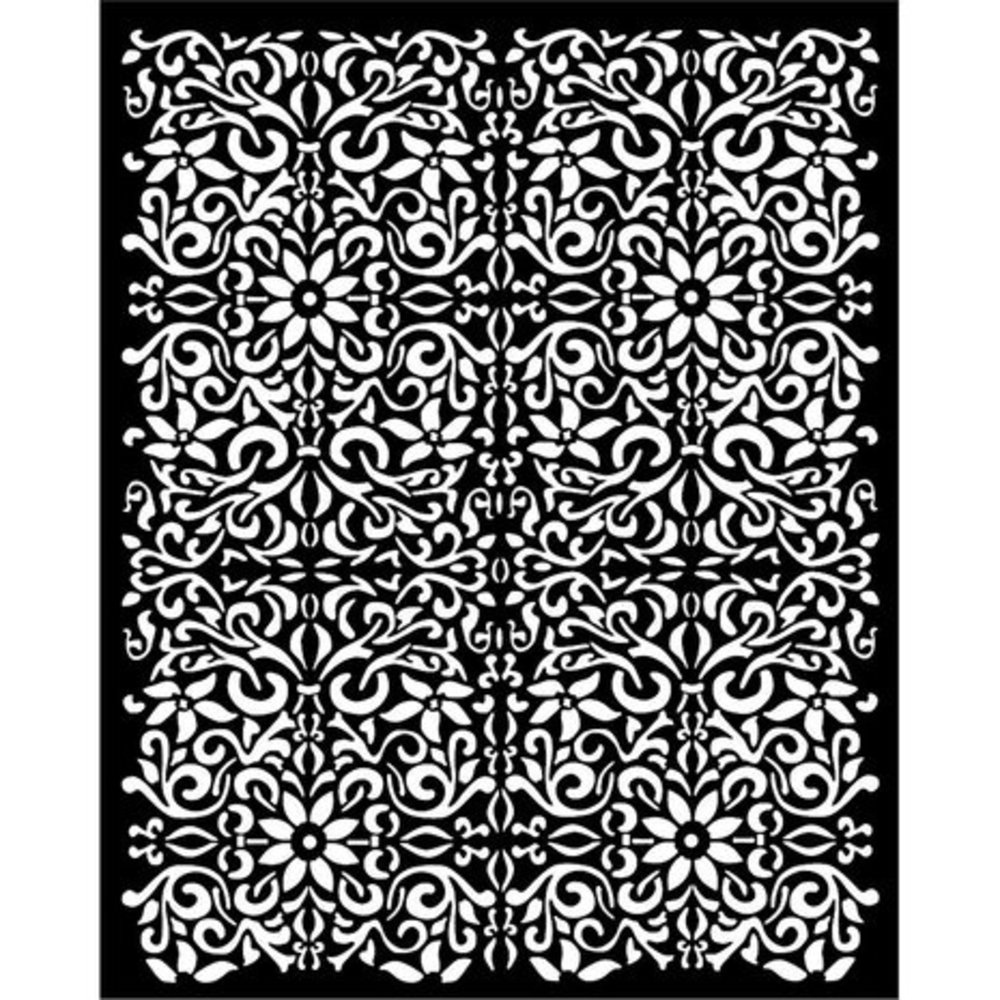 Stamperia Vintage Library Thick Stencil 20x25cm Texture (KSTD133)