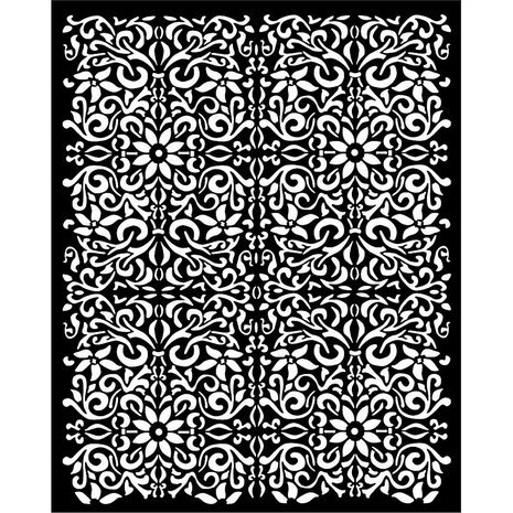 Stamperia Vintage Library Thick Stencil 20x25cm Texture (KSTD133)