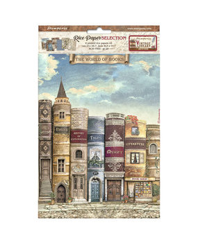 Stamperia Vintage Library Rice Paper Selection A4 (DFSA4XVL) Stamperia Vintage Library Rice Paper Selection A4 (DFSA4XVL)