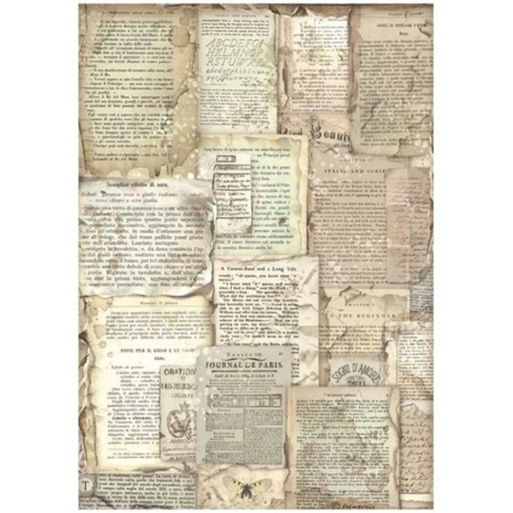Stamperia Vintage Library Rice Paper Selection A4 (DFSA4XVL) Stamperia Vintage Library Rice Paper Selection A4 (DFSA4XVL)