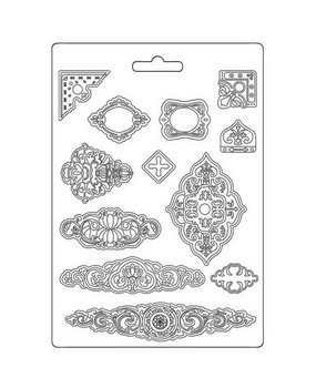 Stamperia Vintage Library Soft Mould A4 Plates (K3PTA4561) Stamperia Vintage Library Soft Mould A4 Plates (K3PTA4561)