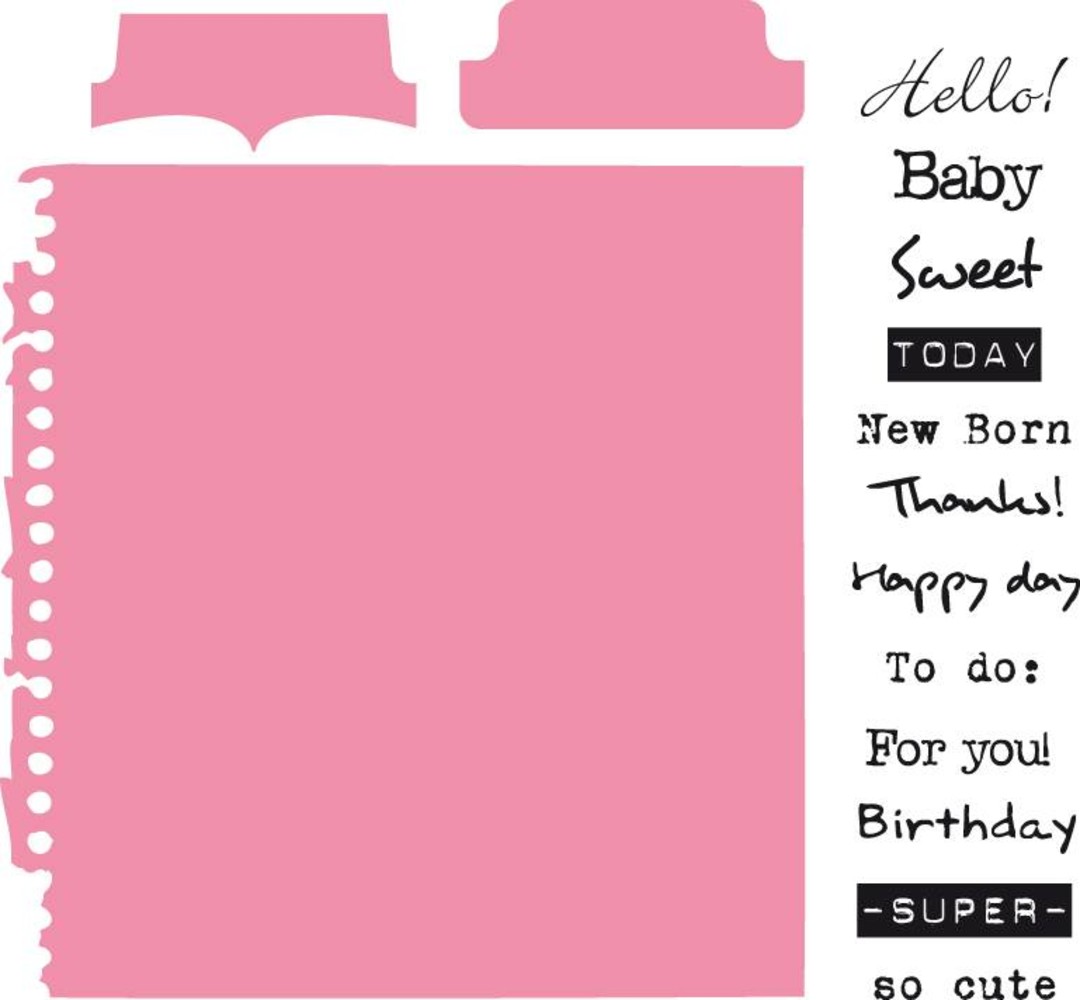 Marianne Design Collectable Tab With Text UK (COL1315) Marianne Design Collectable Tab With Text UK (COL1315)