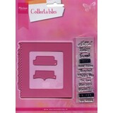 Marianne Design Collectable Tab With Text UK (COL1315)