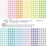 My Favorite Things Springing for Houndstooth 6x6 Inch Paper Pad (EP-107)