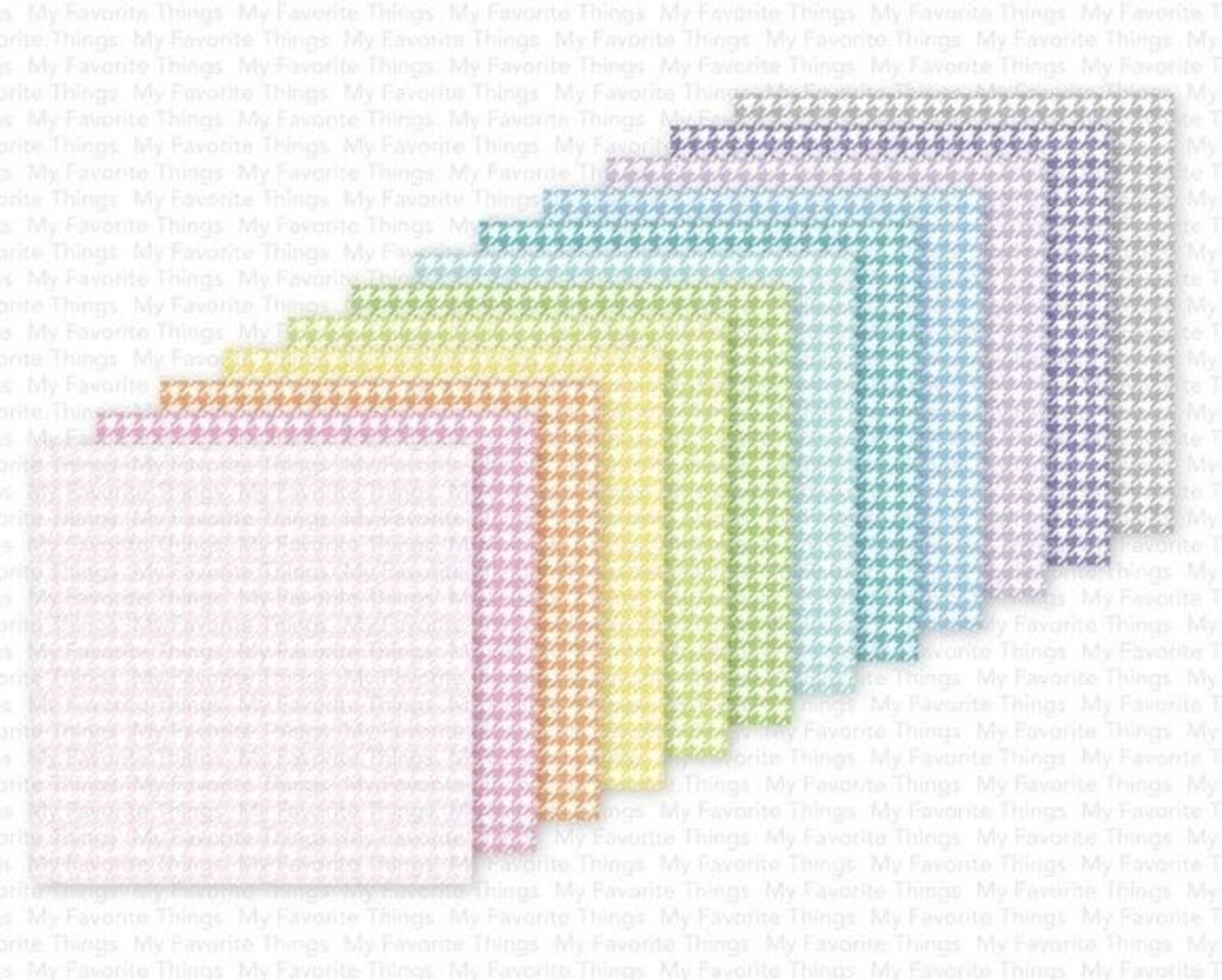 My Favorite Things Springing for Houndstooth 6x6 Inch Paper Pad (EP-107)