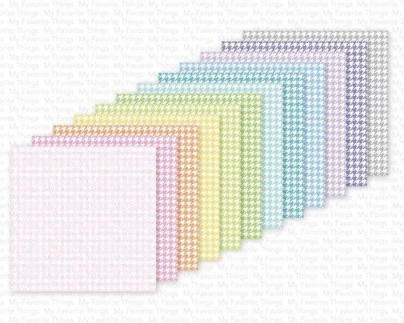My Favorite Things Springing for Houndstooth 6x6 Inch Paper Pad (EP-107)