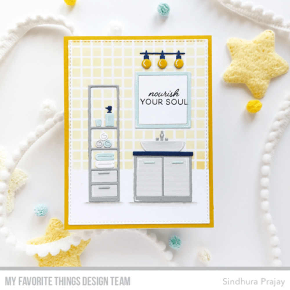 My Favorite Things Grid Stencil (ST-179) My Favorite Things Grid Stencil (ST-179)