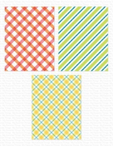 My Favorite Things Plaid Builder Stencils (ST-181) My Favorite Things Plaid Builder Stencils (ST-181)