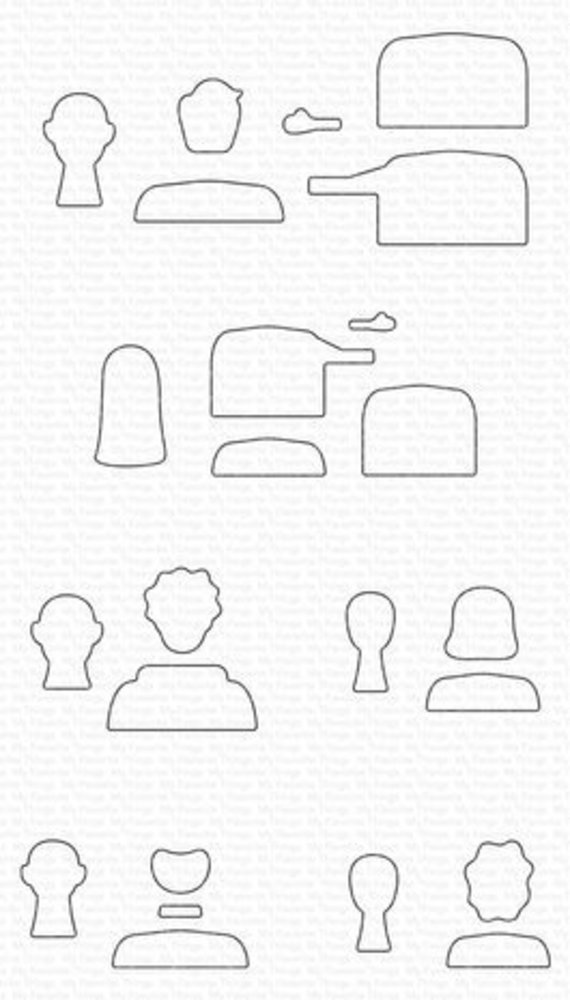 My Favorite Things Die-namics Heads Up (MFT-2503)