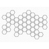 My Favorite Things Die-namics Peek-a-Boo Honeycomb (MFT-2515)