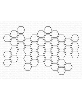 My Favorite Things Die-namics Peek-a-Boo Honeycomb (MFT-2515)