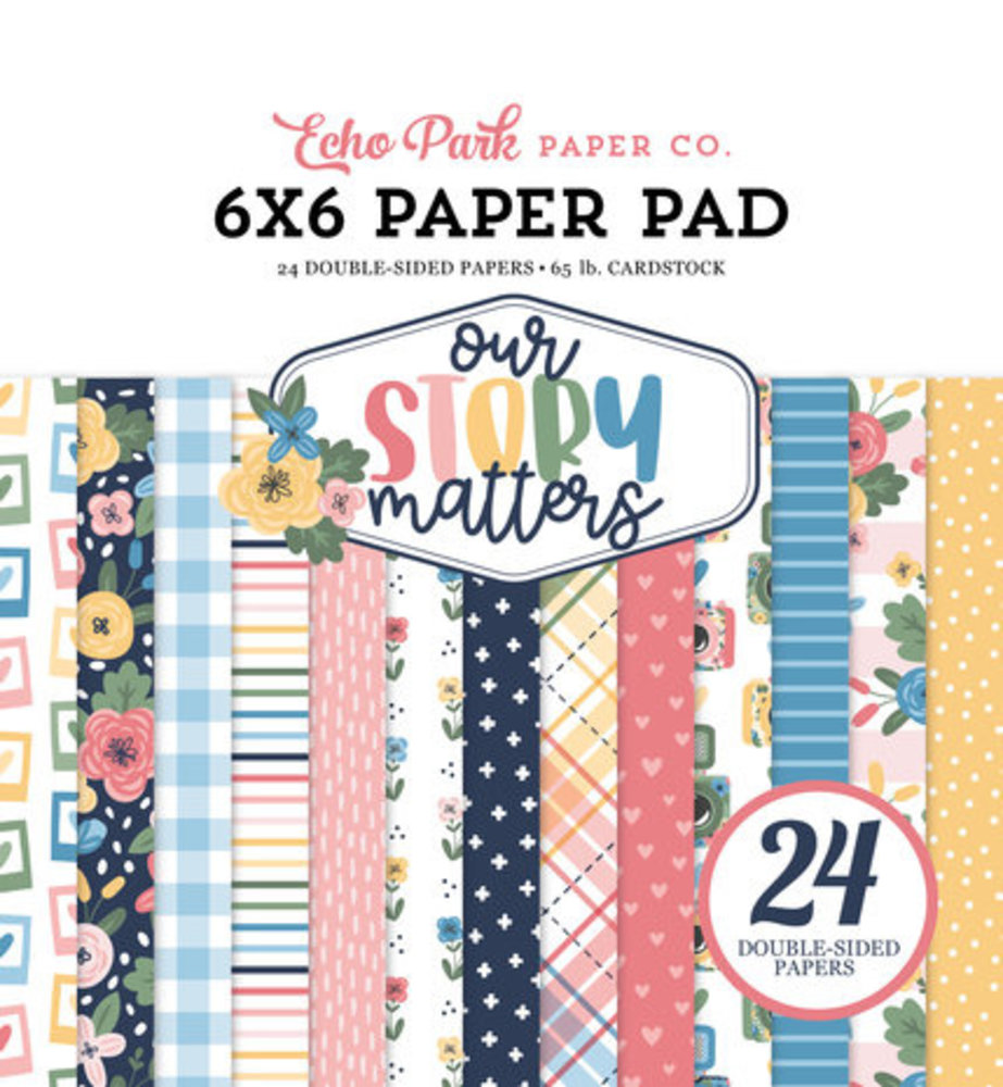 Echo Park Our Story Matters 6x6 Inch Paper Pad (MSM317023)
