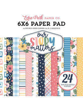 Echo Park Our Story Matters 6x6 Inch Paper Pad (MSM317023)