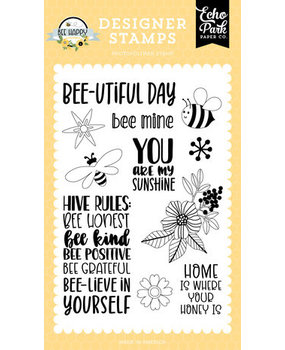Echo Park Bee Happy Hive Rules Clear Stamps (BH319043) Echo Park Bee Happy Hive Rules Clear Stamps (BH319043)