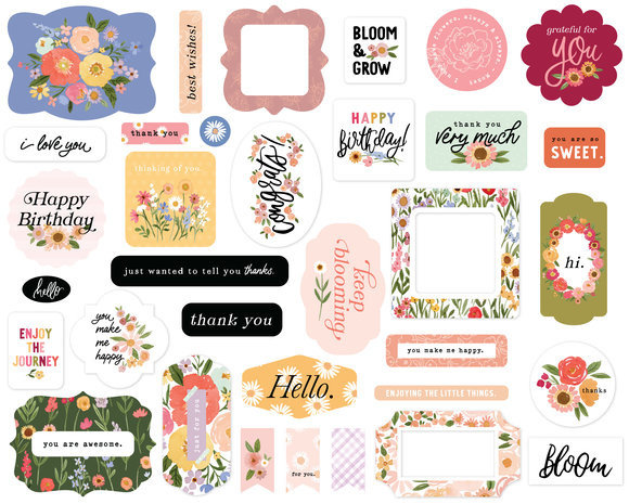 Carta Bella Flora No.6 Ephemera (CBFRN316024) Carta Bella Flora No.6 Ephemera (CBFRN316024)