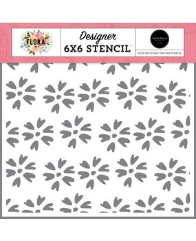 Carta Bella Flora No.6 Prettiest Picks Stencil (CBFRN316034)