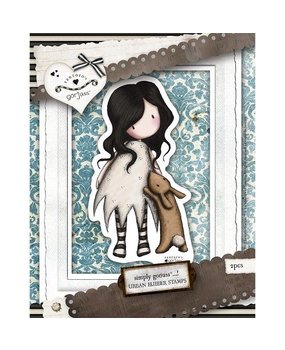 Gorjuss Simply Gorjuss Urban Rubber Stamps I Love You Little Rabbit (GOR 907108)