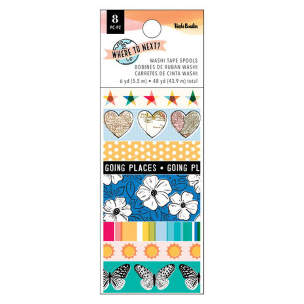 Vicki Boutin Where To Next Washi Tape Spools (34014098) Vicki Boutin Where To Next Washi Tape Spools (34014098)